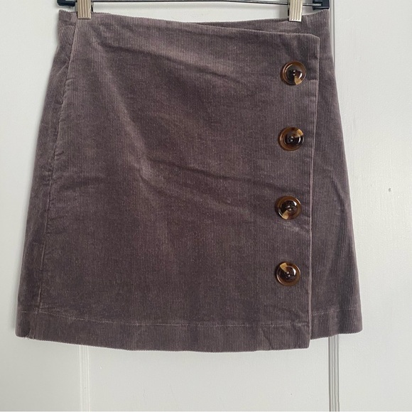 Altar'd State Dresses & Skirts - Altar'd State Corduroy Mini Skirt in Gray purple size M